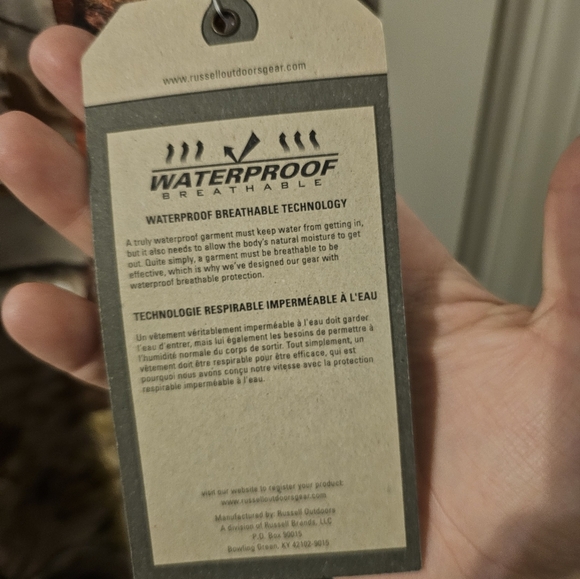 Russell Outdoors NWT Pants Mens Realtree AP Hunting Camo Deer Side Zip Size 2XL - Picture 6 of 6